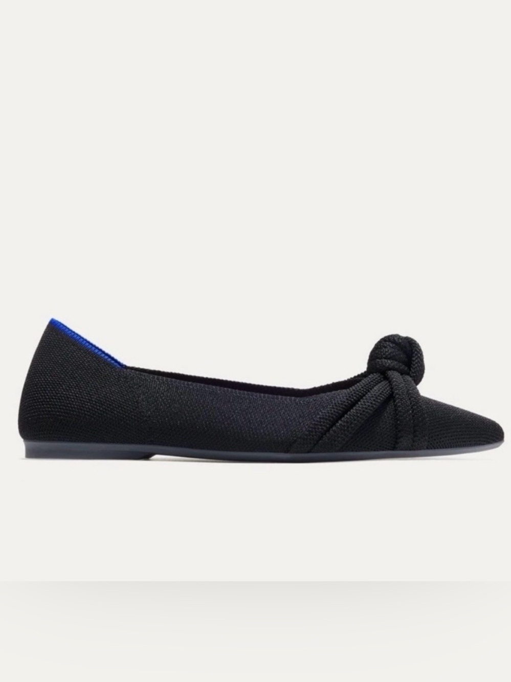Rothy's The Knot Point II - BLACK shoes ballet flats Size 8.5 - Picture 4 of 16